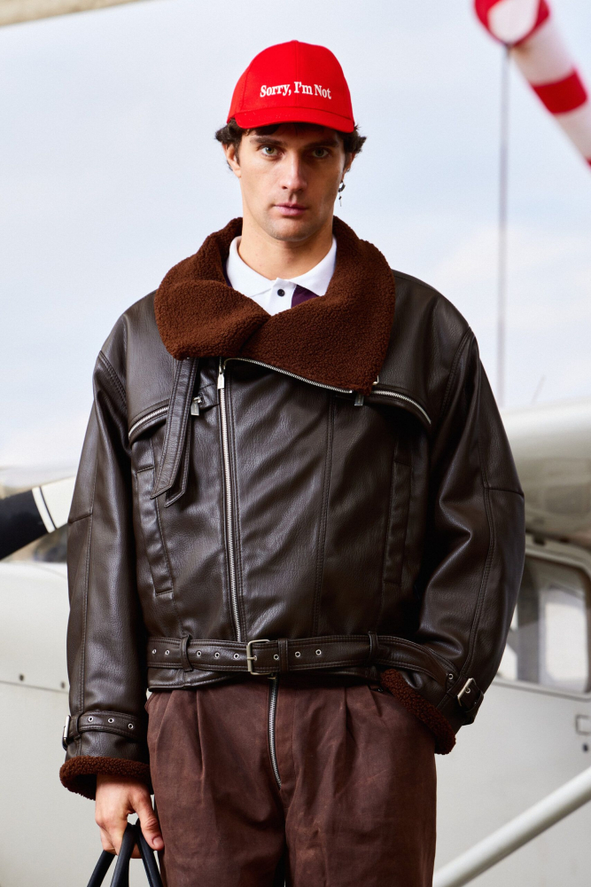 Куртка LEATHER BELTS FIT