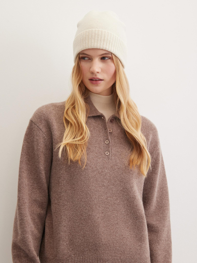 Шапка из шерсти мериноса и кашемира