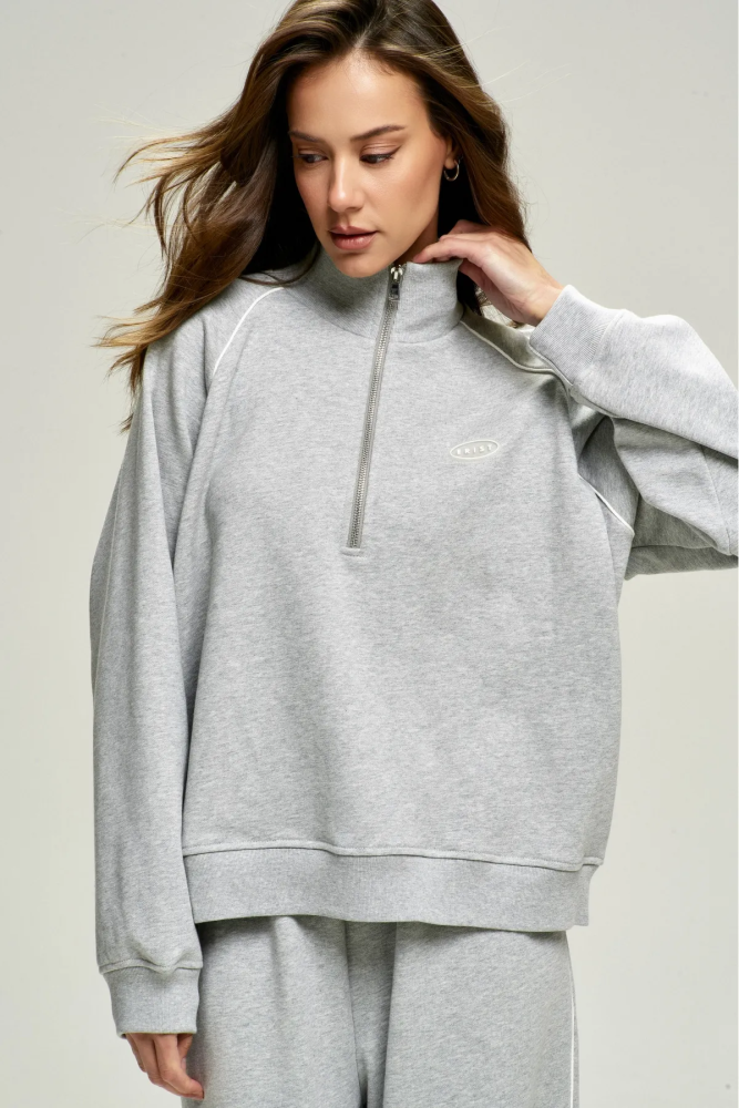 Анорак с кантом Grey Melange