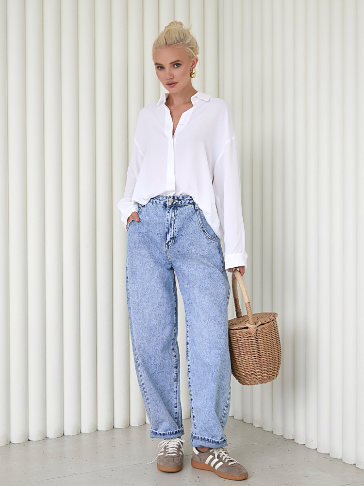 Джинсы-баллон