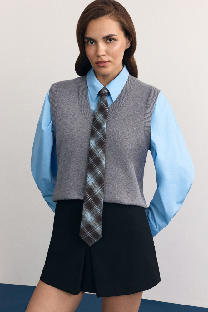 Галстук в клетку