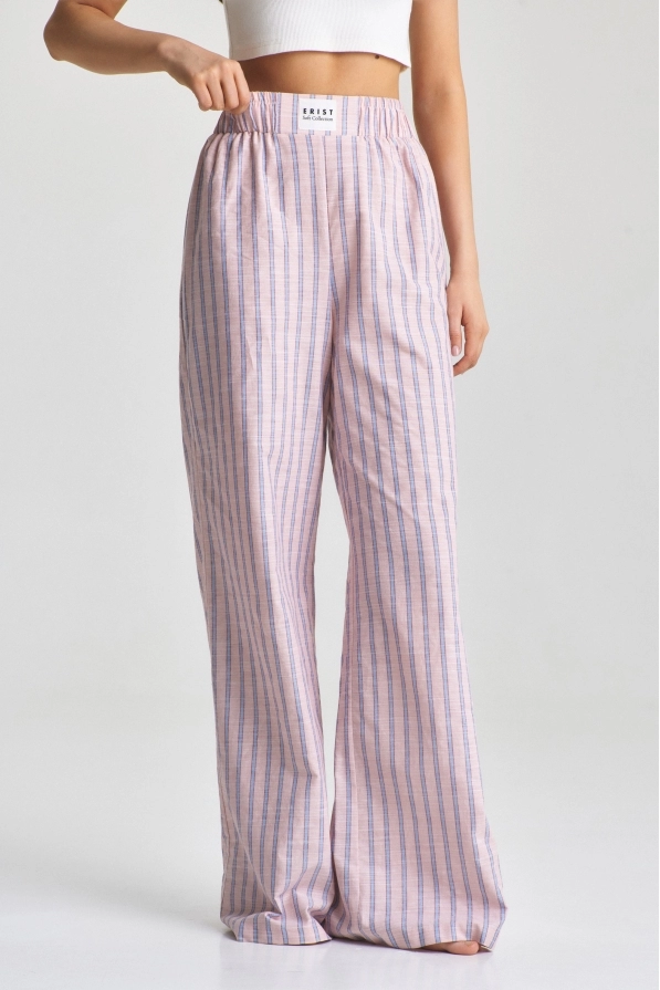 Брюки Pajama в широкую полоску Pink&Blue