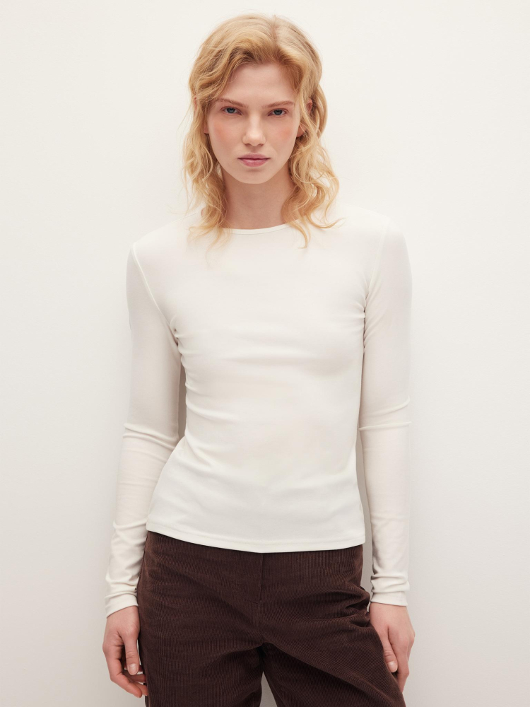 Лонгслив Slim из шерсти мериноса
