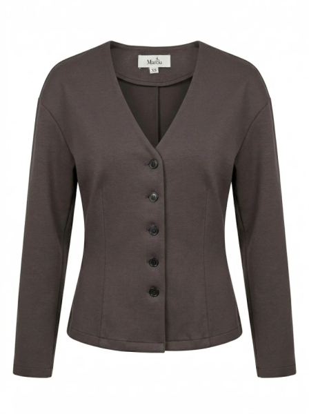 Кардиган из ткани интерлок