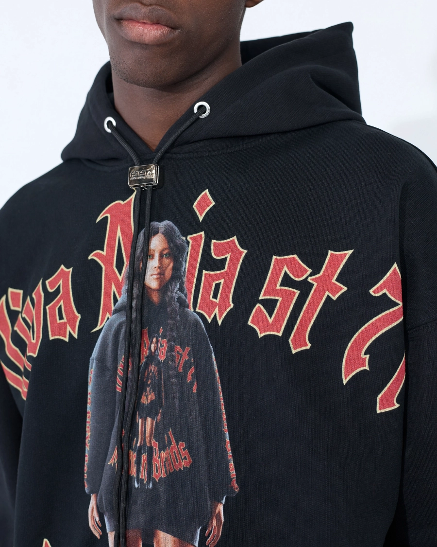 Худи MEXICAN BRAIDS BLACK ASIA ST 71, цвет: Черный, Ast71.hood-braid-black купить онлайн