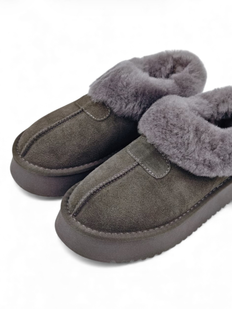 Угги из натуральной замши GRANDERA, цвет: серый lf80561-3 (639) купить онлайн
