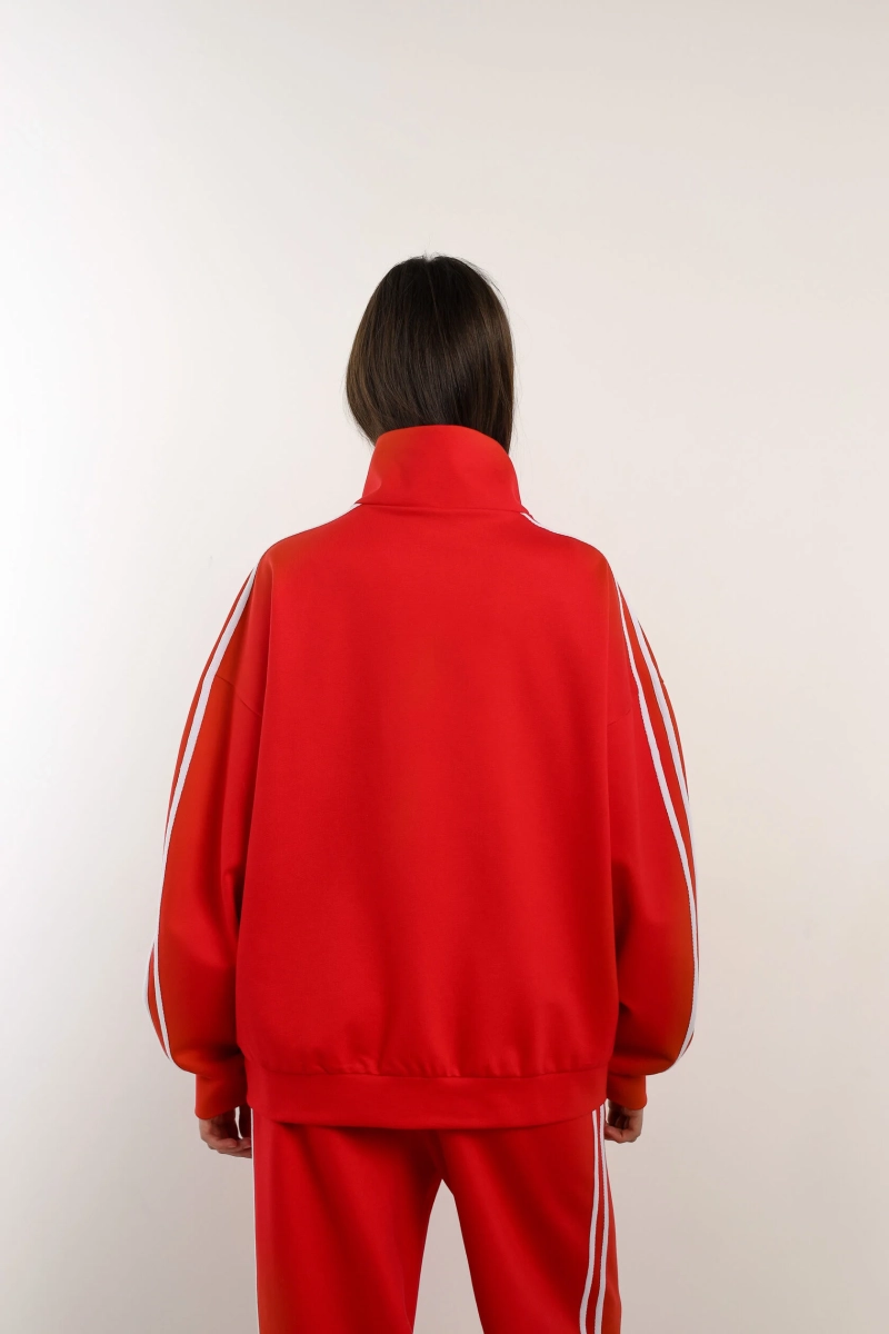 Олимпийка sporty red issju, цвет: красный,  купить онлайн