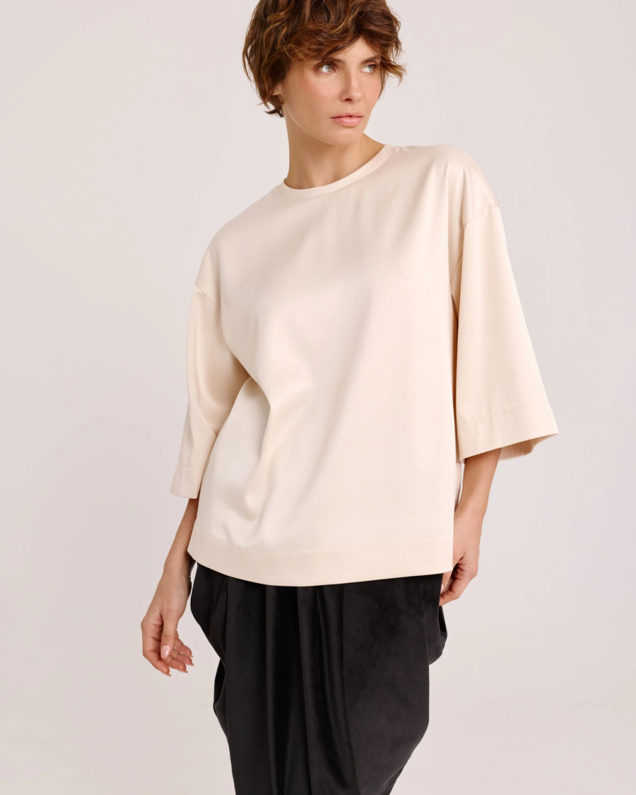 Футболка из атласа PEARL