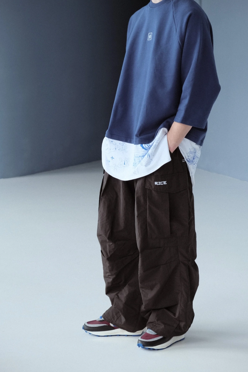 Брюки VERY OVERSIZE CARGO PANTS BLACK RICE, цвет: Чёрный, НФ-00000132 купить онлайн