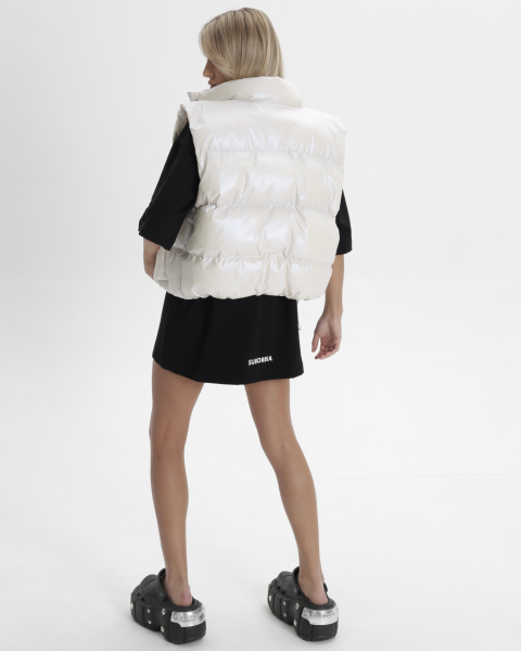 Жилет SPACE mini FW24 Suborbia, цвет: pearl, 03312 купить онлайн