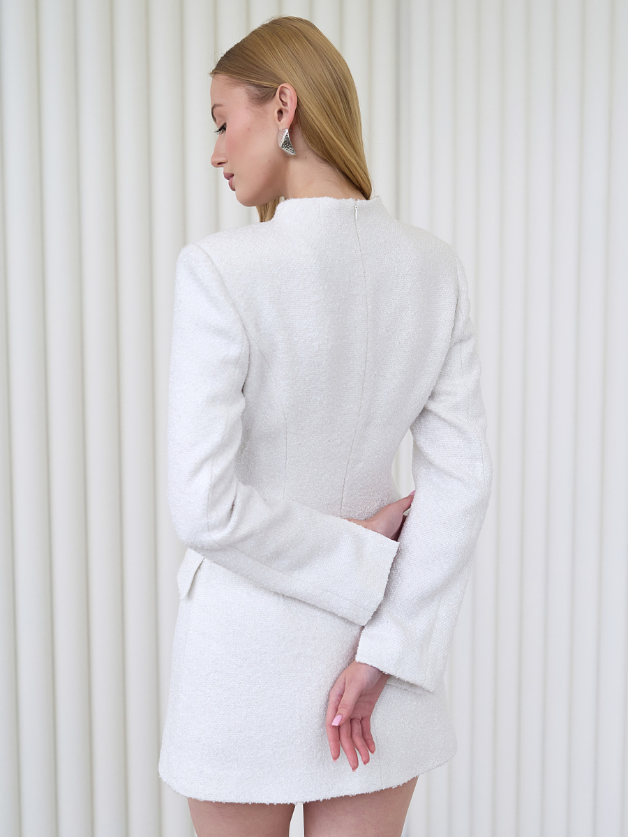 Платье мини приталенное I.B.W., цвет: молочный, DR064 купить онлайн