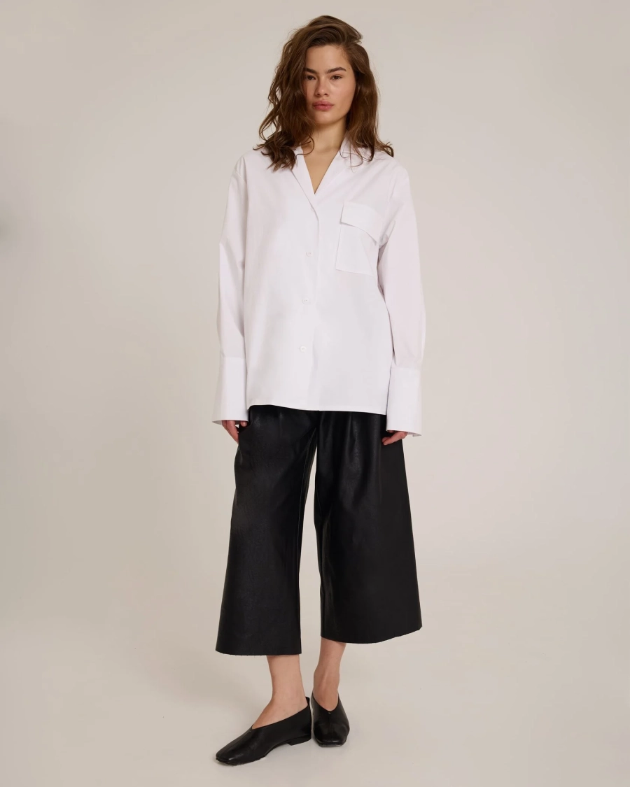 Рубашка из хлопка Anmuse, цвет: белый, BL25S153-WH-1 купить онлайн