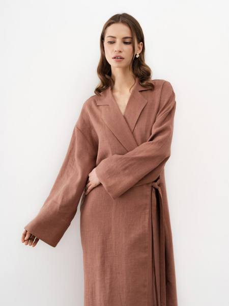 Платье Bloom Cedar PURE LINEN, цвет: бежевый,  купить онлайн