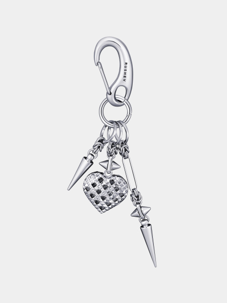 Брелок с подвесами RUSHEV, цвет: Серебряный RSHV_N25_K1 | новая мужская коллекция купить онлайн