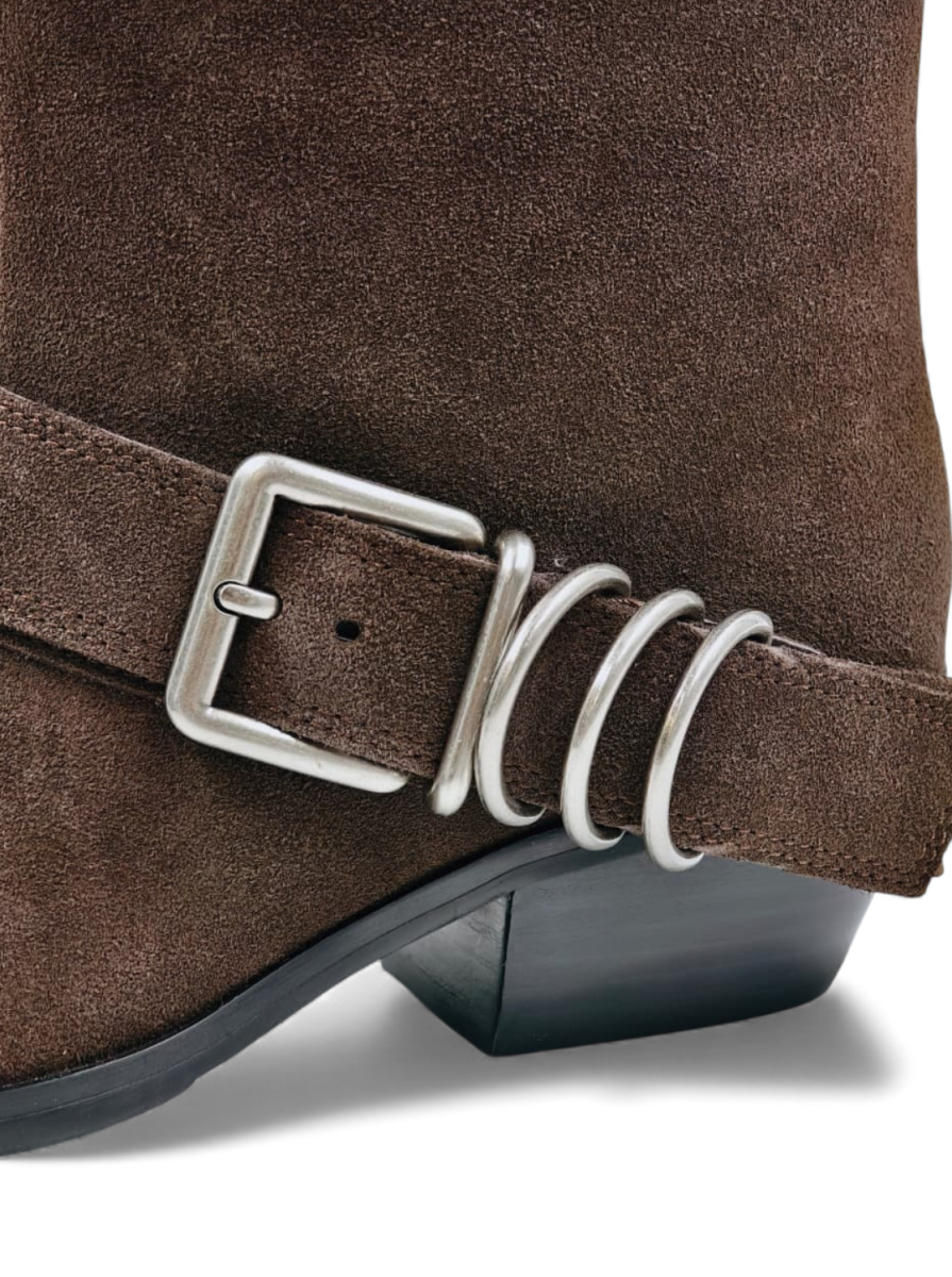 Ботильоны демисезонные из натуральной замши GRANDERA, цвет: коричневый k82359-1-nz10r (899) купить онлайн