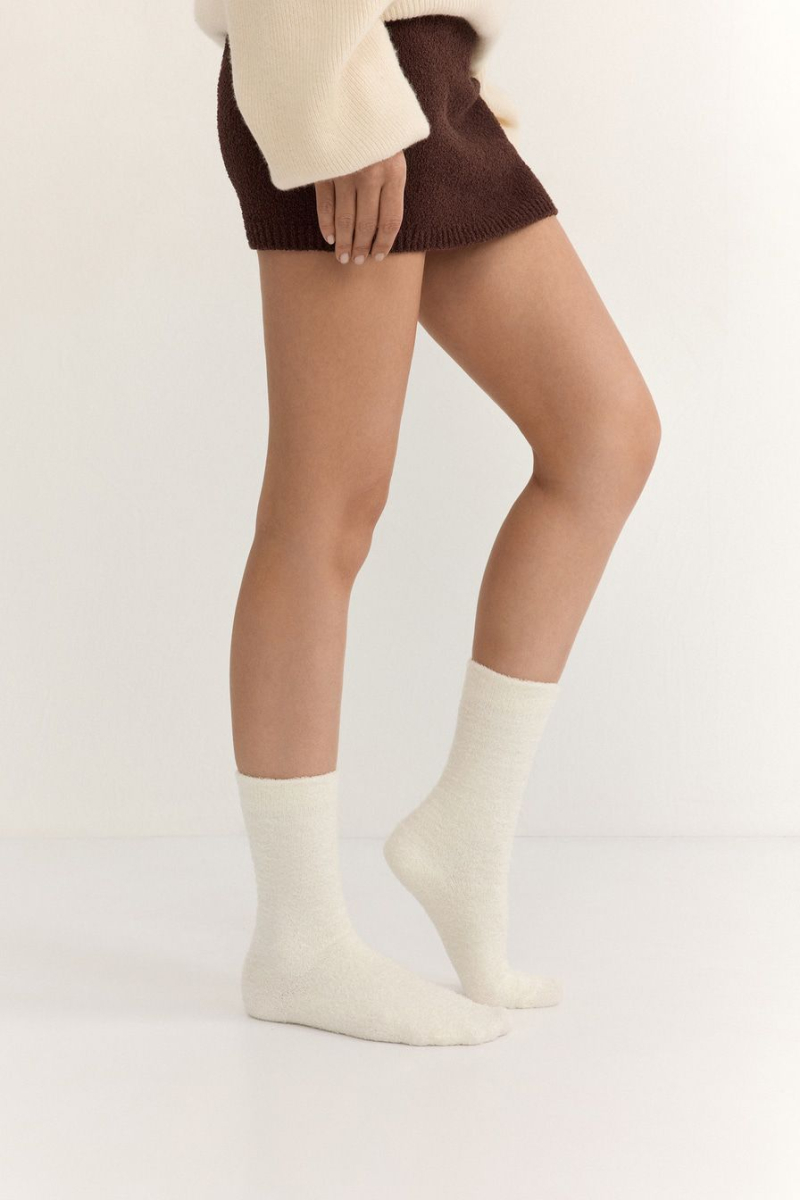 Махровые носки TOPTOP, цвет: молочный TT.082.18107.120 купить онлайн