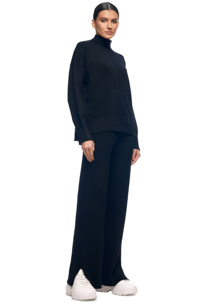 Костюм трикотажный с разрезами SODAMODA, цвет: Черный, 15703 купить онлайн