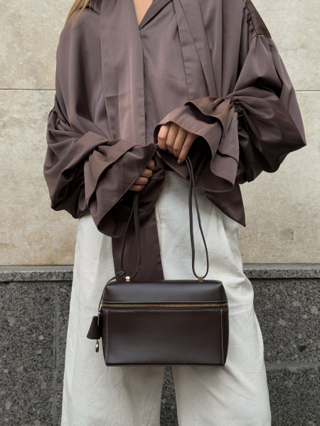 Сумка LISSI MEDIUM brand salad, цвет: gold chocolate J-704-PHR 7287 купить онлайн