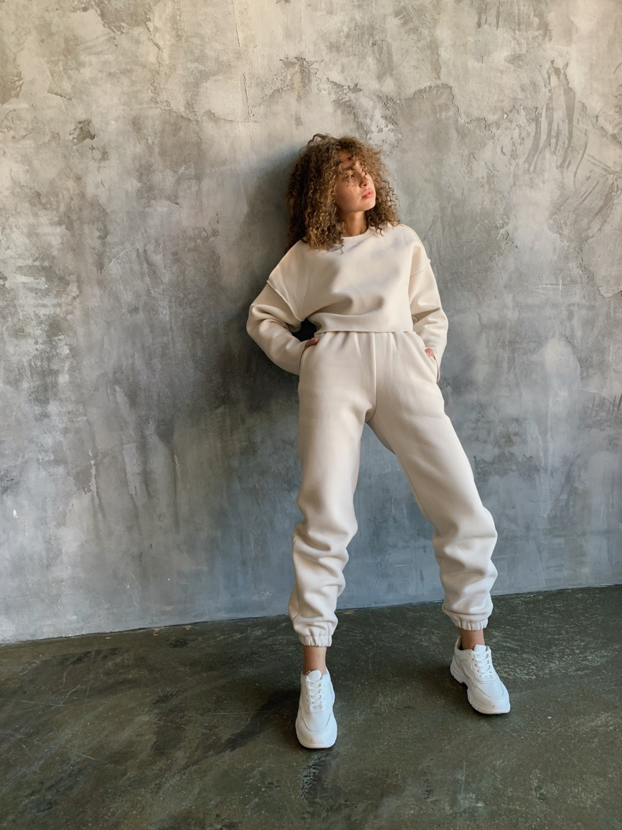 Свитшот TTR начес с швами GARCHIT, цвет: бежевый,  купить онлайн