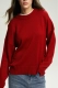 Джемпер Cotton Cherry Erist store, цвет: красный, НФ-00001727 купить онлайн