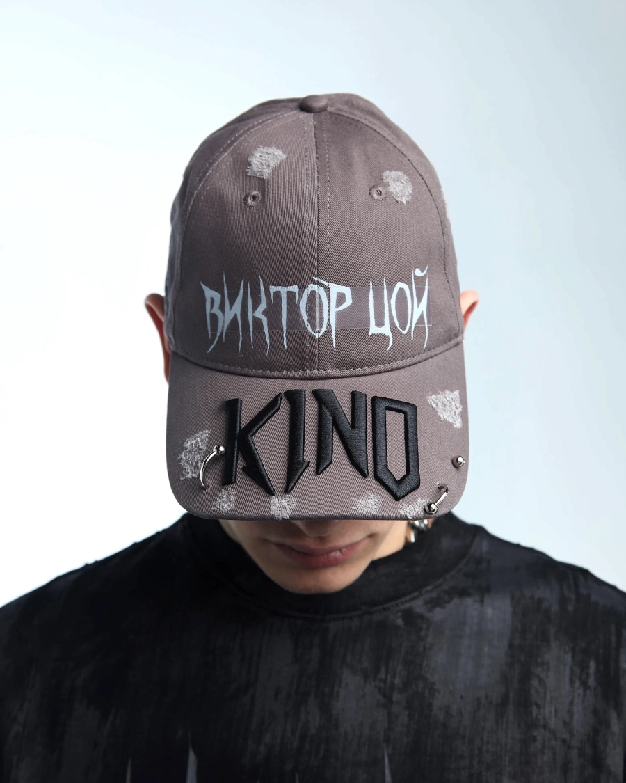 Бейсболка KINO TSOY GREY ASIA ST 71, цвет: серый Ast71.kino-cap-Tsoy-grey купить онлайн