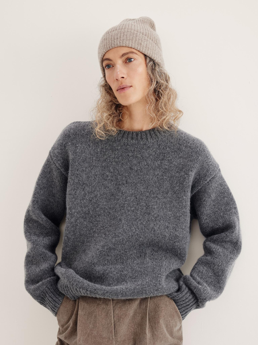 Шапка кашемировая Chaika, цвет: коричневый SH-138 купить онлайн