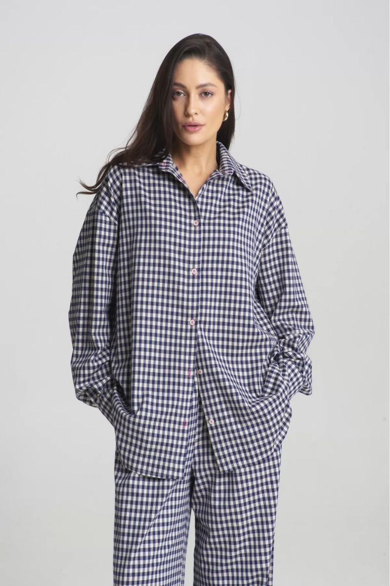 Костюм Summer в клетку Blue Erist store, цвет: синий, НФ-00002463 купить онлайн