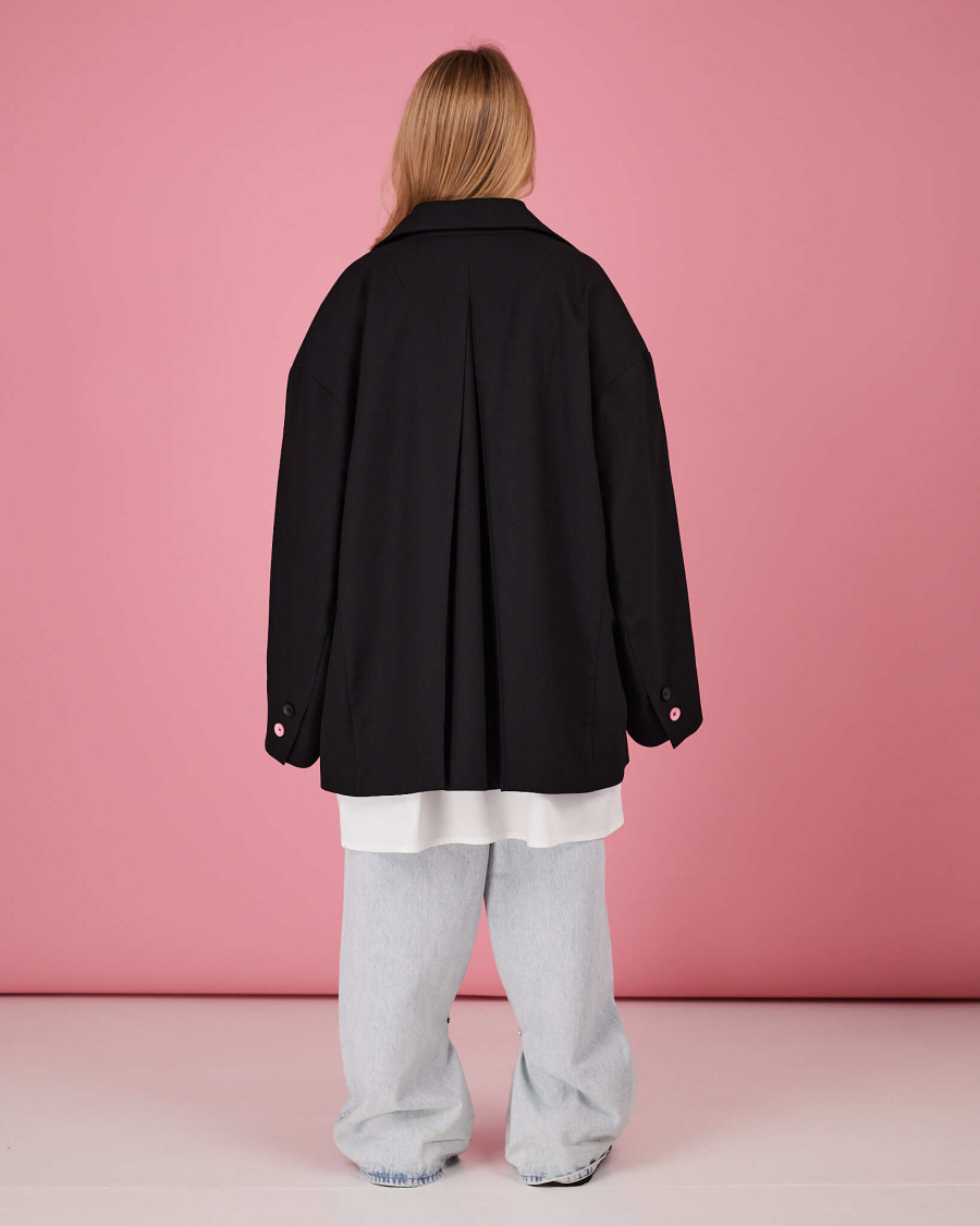 Пиджак макси TABOO, цвет: Черный, Blzr01 купить онлайн