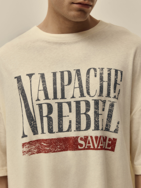 Футболка Винтаж Rust & Rebel NAIPACHE, цвет: бежевый, 2511069050 купить онлайн