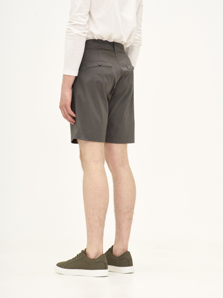 Шорты из хлопка Classic Straight BUCHNER, цвет: графит PN0123003GT |новая коллекция купить онлайн