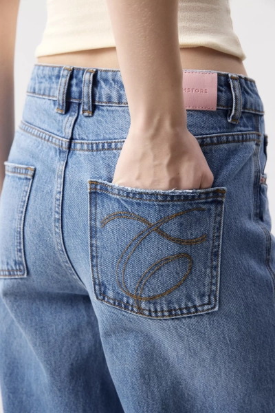 Джинсы-баллон Charmstore, цвет: светло-синий, 401-376101-679 купить онлайн