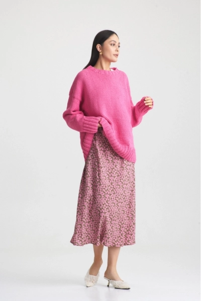 Юбка в цветочек Pink Erist store, цвет: розовый, НФ-00002012 купить онлайн