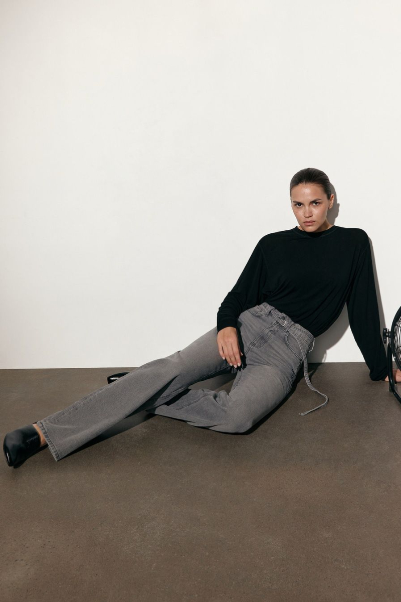 Джинсы из смесового хлопка TOPTOP, цвет: серый, TT.036.12904.801 купить онлайн