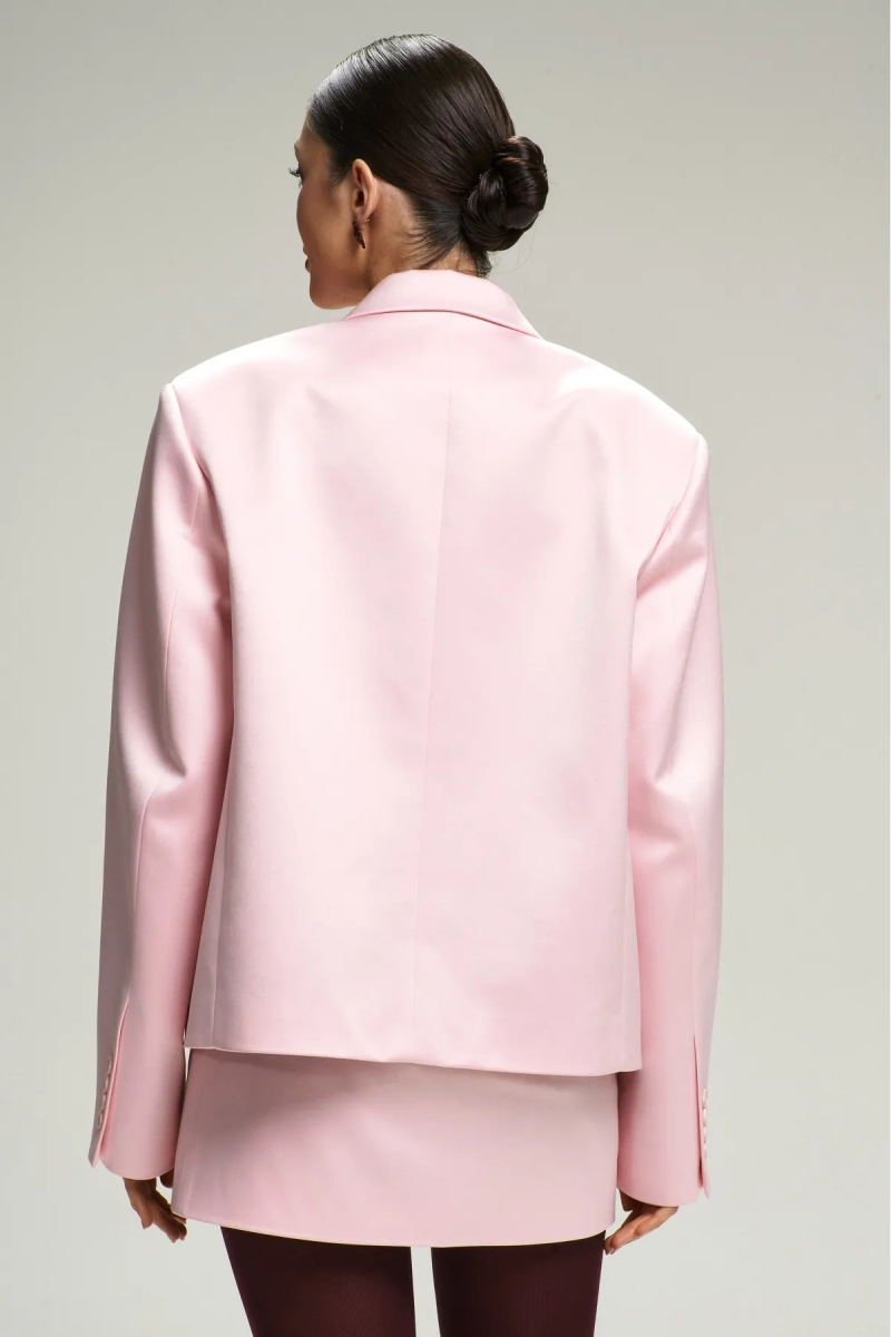 Жакет атласный Pink Erist store, цвет: розовый, НФ-00002944 купить онлайн