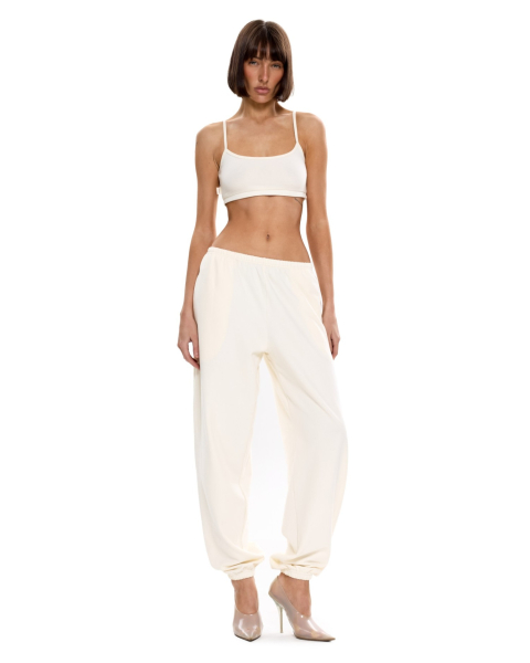 Топ на бретелях Suborbia, цвет: молочный, 006973 купить онлайн