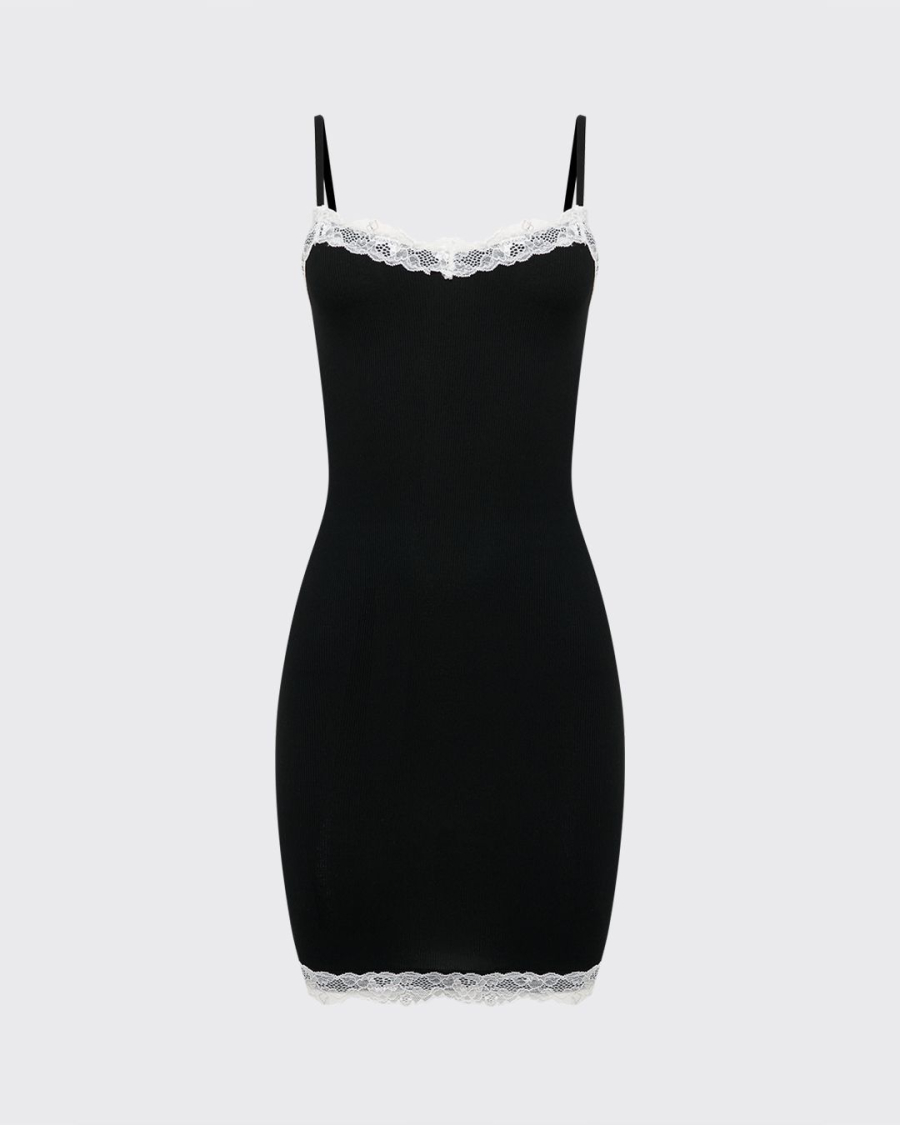 Платье комбинация LACES BLACK ASIA ST 71, цвет: Черный, Ast71.dress-laces-bl купить онлайн