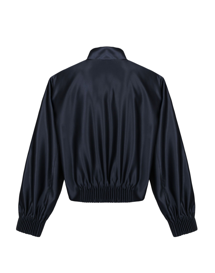 Куртка с шелковистой фактурой SORRY, I’M NOT, цвет: синий,  купить онлайн