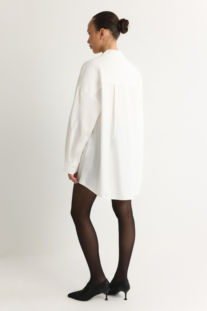 Рубашка из 100% хлопка TOPTOP, цвет: белый, TT.021.19147.100 купить онлайн