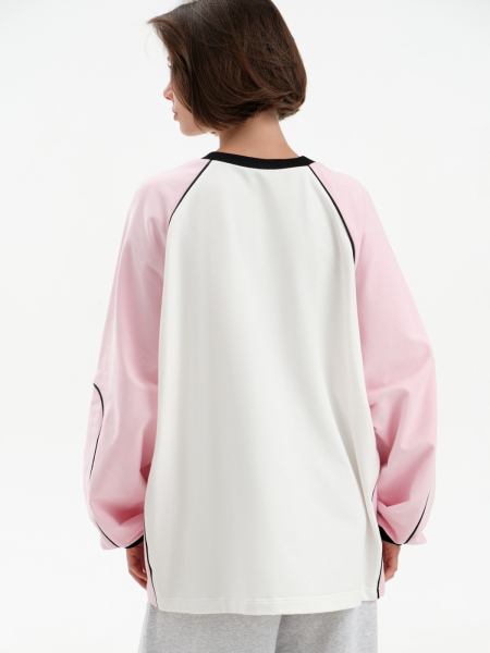 Лонгслив с принтом Forchil, цвет: розовый,  купить онлайн