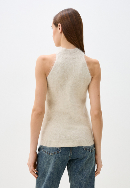 Топ с горлом ENEVOO, цвет: бежевый, 03585 купить онлайн