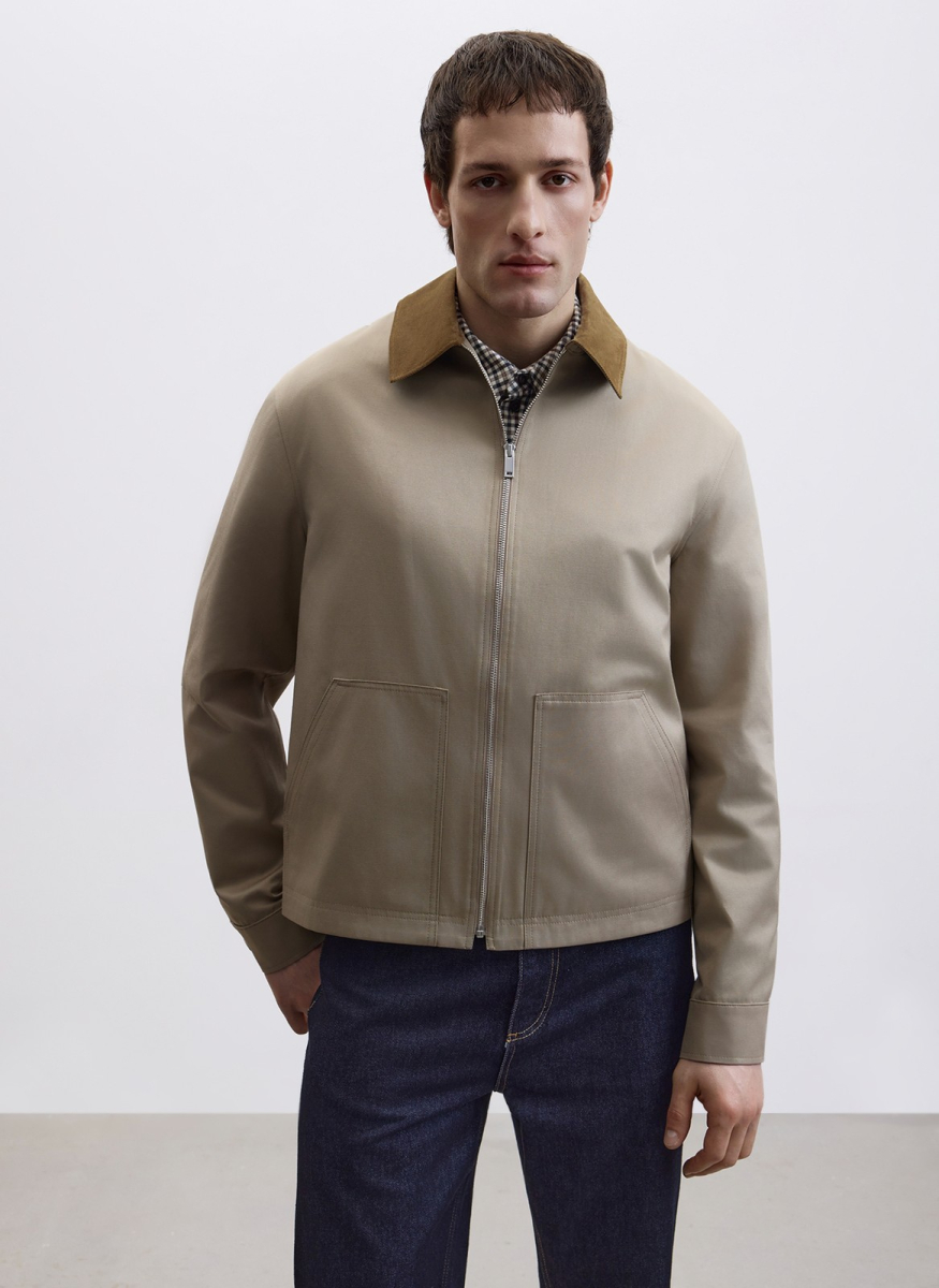 Куртка из фактурного хлопка