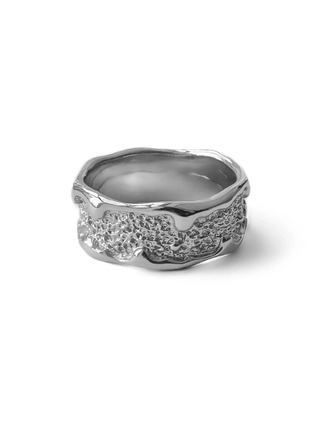 Серебряное кольцо «Лава»