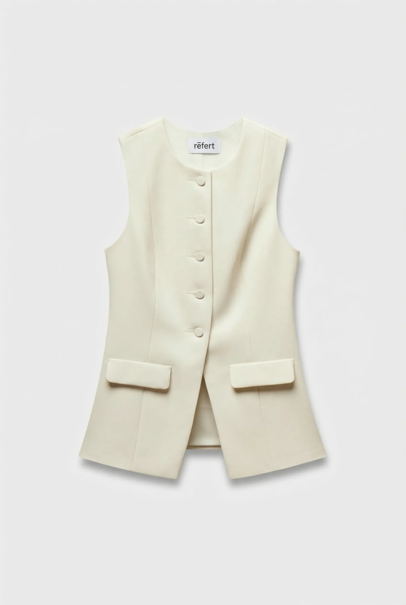 Жилет приталенный