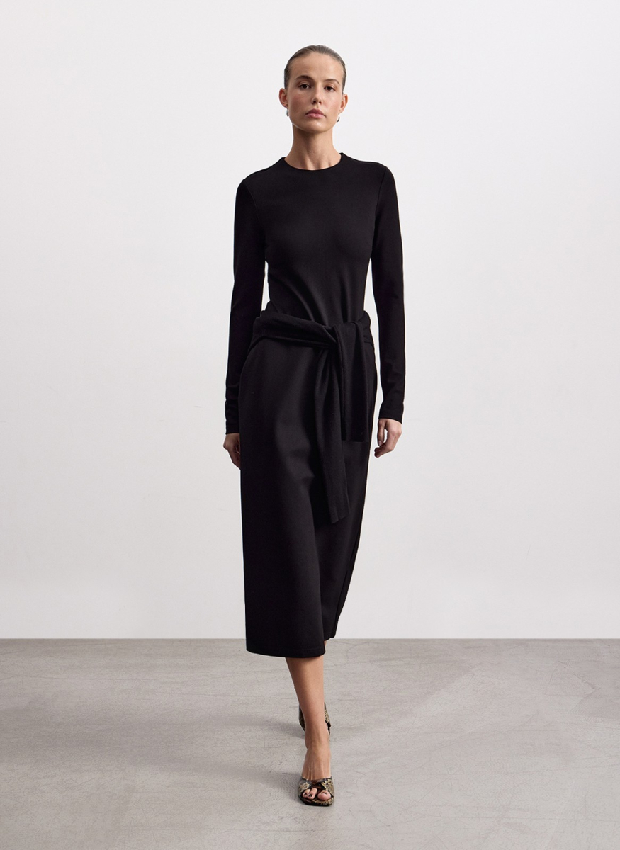 Облегающее платье ALL WE NEED, цвет: Черный, 2602W2428-01 купить онлайн