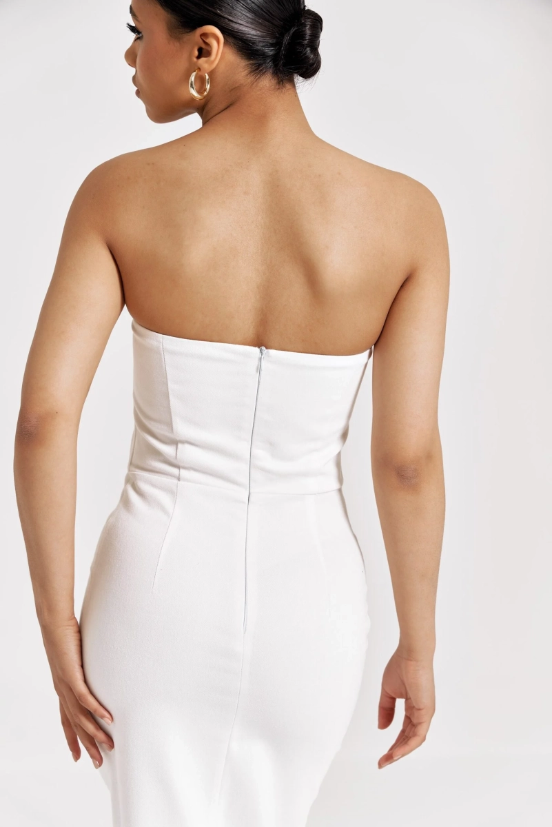 Платье DENIM WHITE YONS, цвет: белый, YO-431 купить онлайн