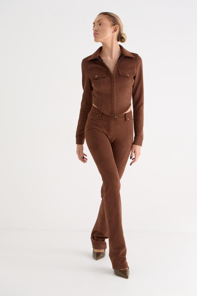 Брюки Saddle CULT, цвет: коричневый,  купить онлайн