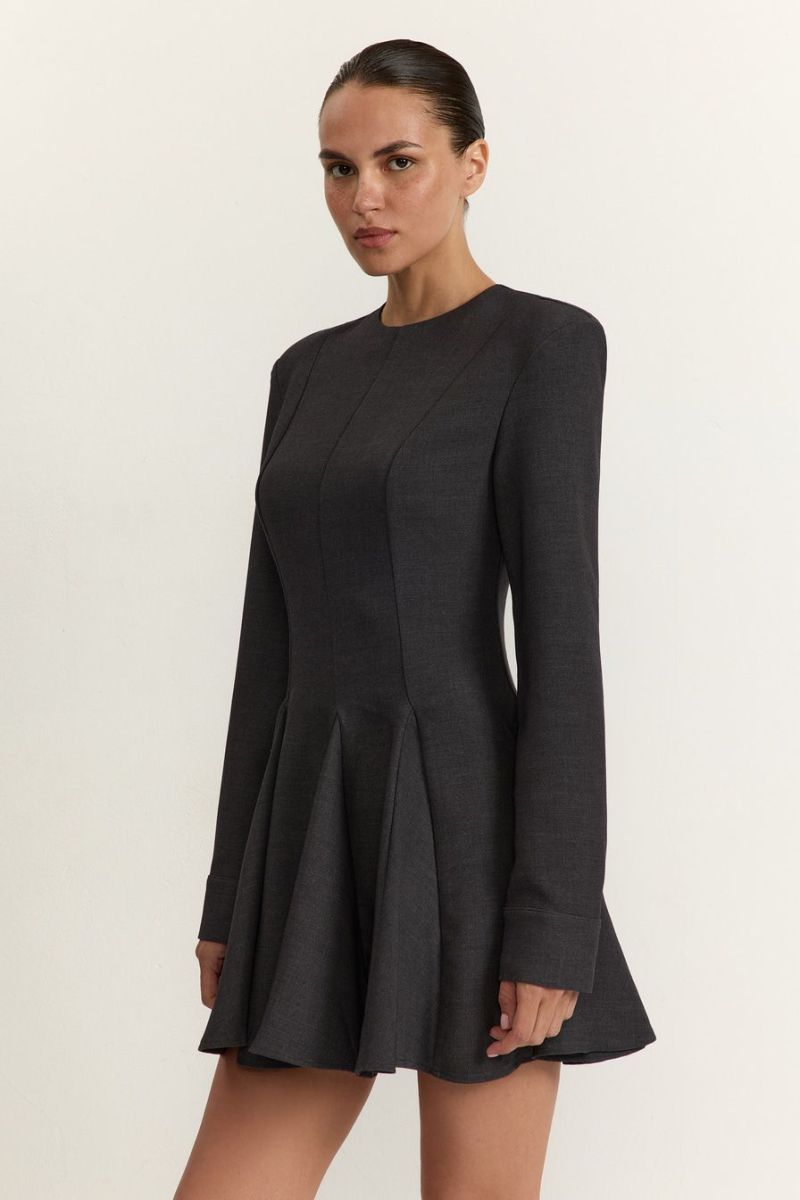 Платье из смесовой вискозы TOPTOP, цвет: серый, TT.010.17857.800 купить онлайн