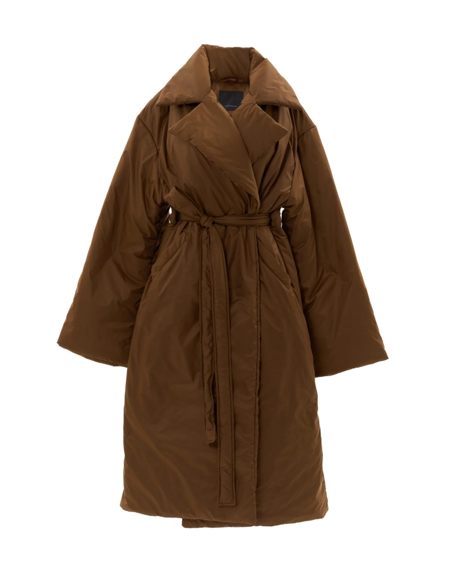 Пуховик PUFFER COAT TOFFEE YONS, цвет: коричневый, YO-703 купить онлайн