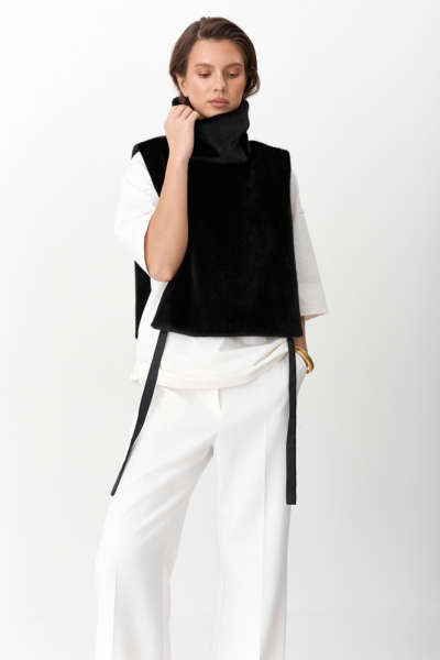 Манишка из искусcтвенного меха