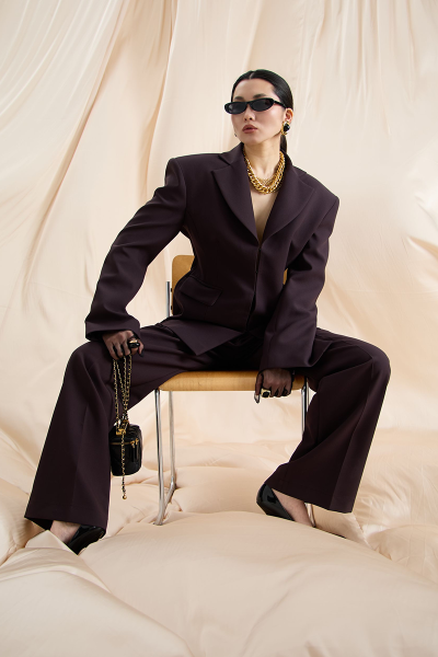 Брюки SHIK MIA AIM, цвет: темно-сливовый, MIA041/475 купить онлайн